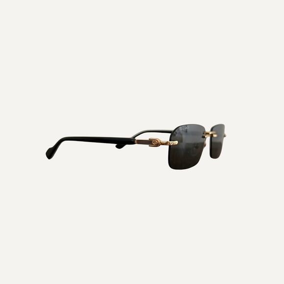 Men's - Gucci GG1221s 001 Rectangular Rimless Sunglasses - Picture 1 of 6